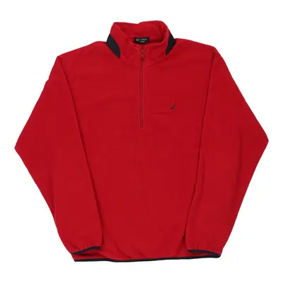 Nautica Fleece - Large Red Polyester