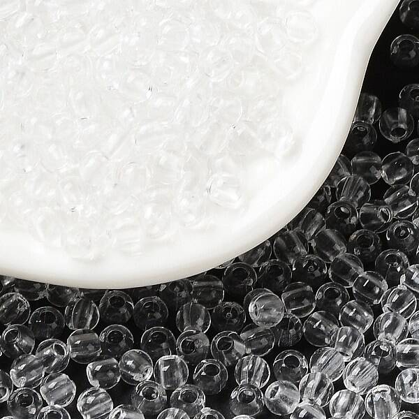 Transparent acrylic beads