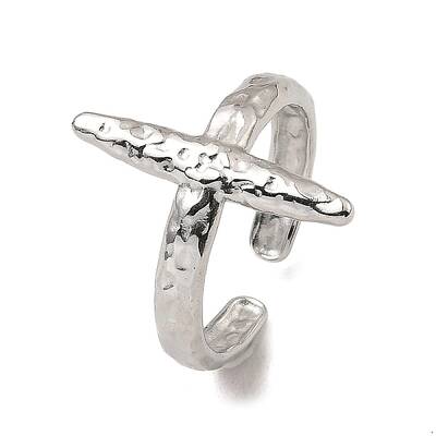 Non-Tarnish 304 Stainless Steel Open Cuff Rings