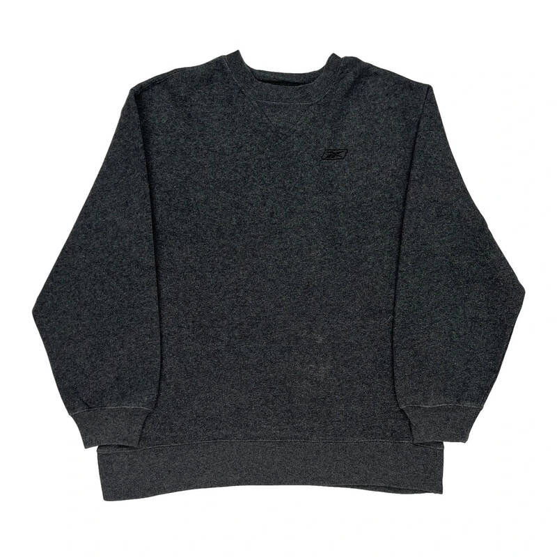 Age 15-16 Reebok Sweatshirt - XL Grey Cotton Blend