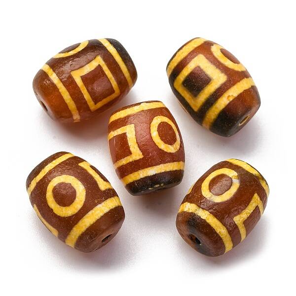 Tibetan Style dZi Beads