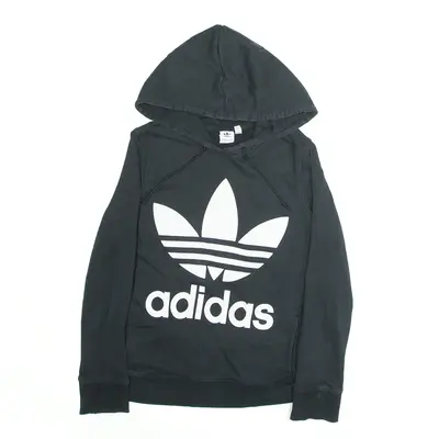 ADIDAS Black Pullover Hoodie Womens M