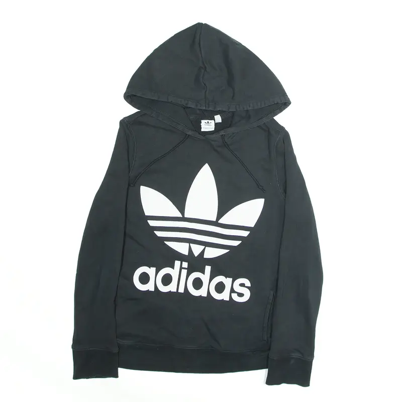ADIDAS Black Pullover Hoodie Womens M