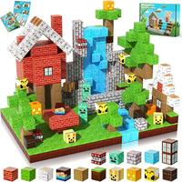 Magnetic Blocks-100PCS Create My Own Crafts ，Magnetic Building Blocks Magnetic Tiles Stacking, Build -Magnet World Set, STE...
