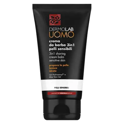 Dermolab Men's Shaving Cream 3 In 1 Sensitive Skin 150 Ml