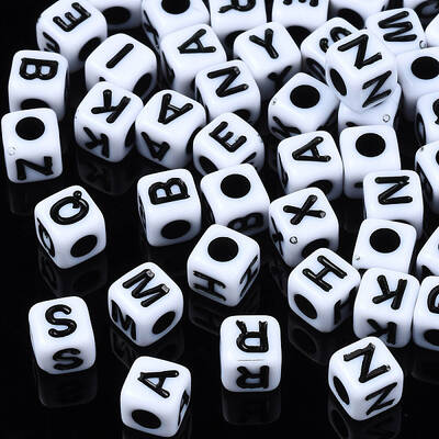 Opaque Acrylic Beads