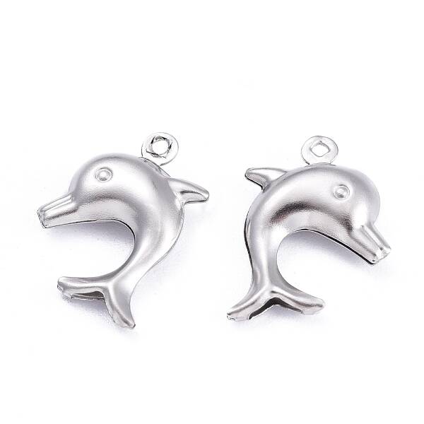 Tarnish Resistant Dolphin 304 Stainless Steel Pendants