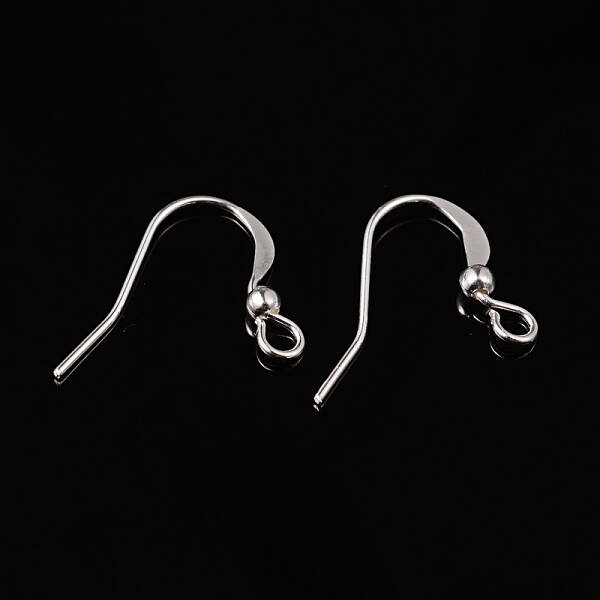 Silver Color Plated Brass Earring Hooks