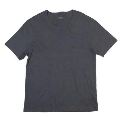 BOSS HUGO BOSS Mens T-Shirt Grey Crew Neck L