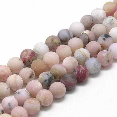 Natural Pink Opal Beads Strands