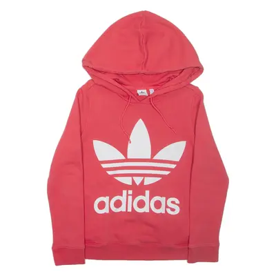 ADIDAS Womens Pink Hoodie UK 6
