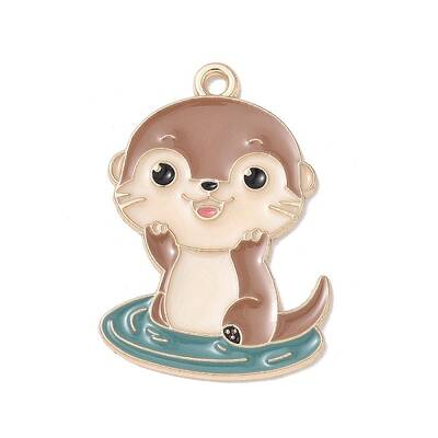 Alloy Enamel Pendants