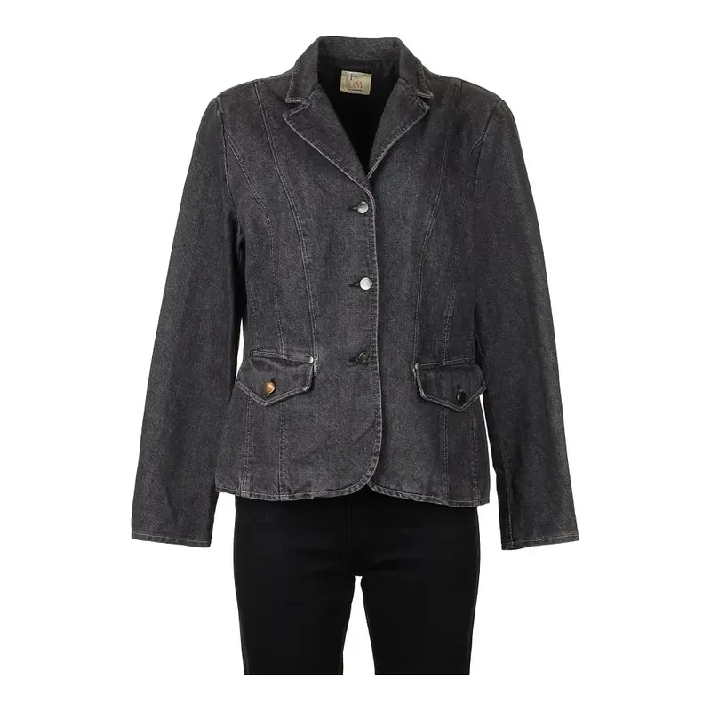 From By Veste Bene Denim Jacket - Large Black Cotton