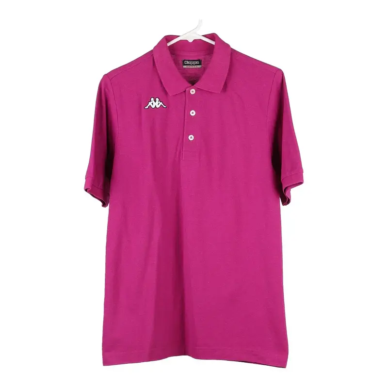 Kappa Polo Shirt - Small Pink Cotton