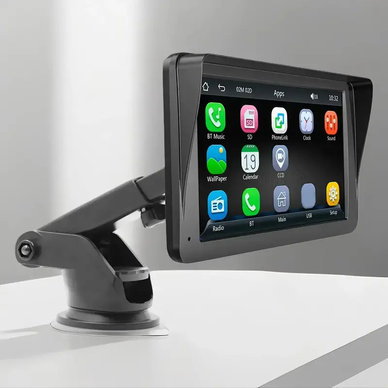 7-Inch Car Video Player, Car MP5 Player Dashcam with Bluetooth-compatible, Multifunctional Car Electronics, Dashboard, Automo...