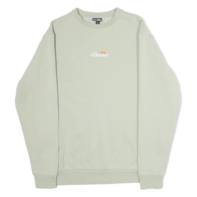 ELLESSE Mens Sweatshirt Green Crew Neck L