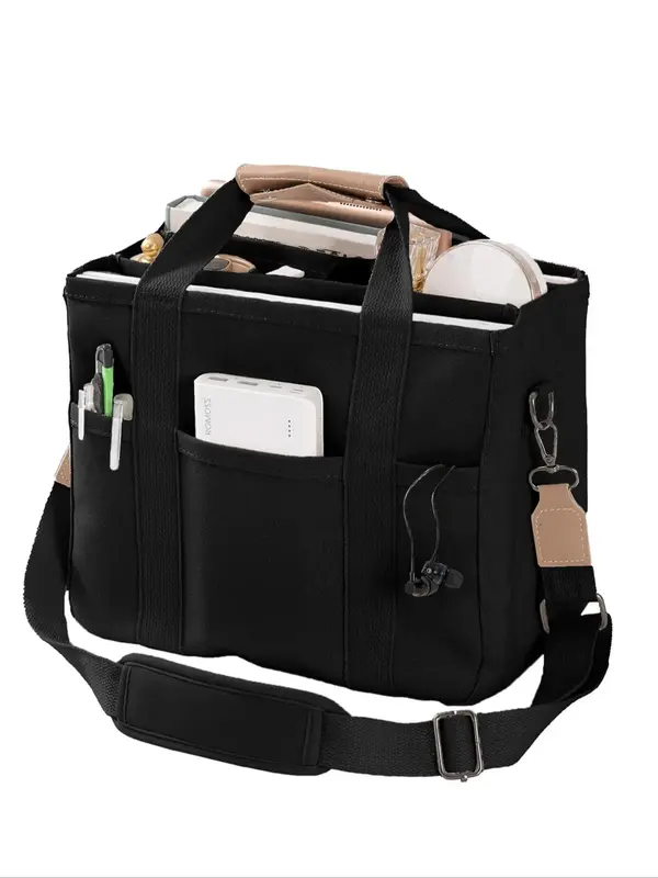 Women's Elegant  Ultra-lightweight Tote Bag, 2024 New Style Fashionable Multi-pocket Tote Bag for Daily Used, Casual Trendy V...