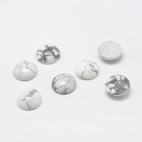 Natural Howlite Gemstone Cabochons