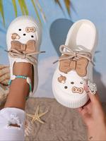 Women's Cute Cartoon Slides, Strap Sandals, Ladies Slippers, Casual Soft Comfortable Home Slippers, Non-slip Slippers for Ind...