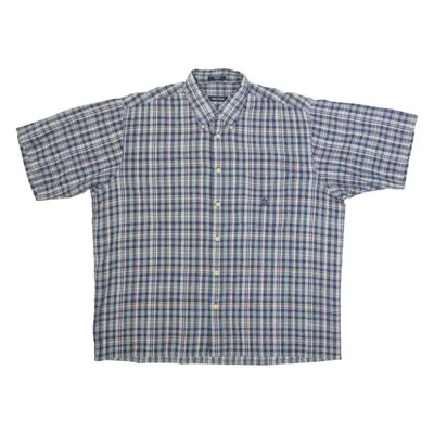 NAUTICA Mens Shirt Blue Check L