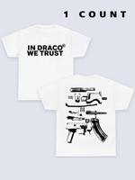 Men's Letter Graphic Print Round Neck Tee, Regular Fit Casual Drop Shoulder Short Sleeve T-shirt, Men's Summer Top for Daily ...
