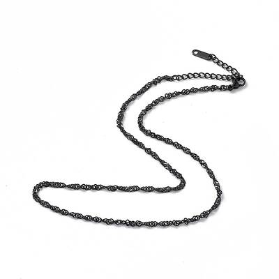 304 Stainless Steel Singapore Chain Necklace for Men Women