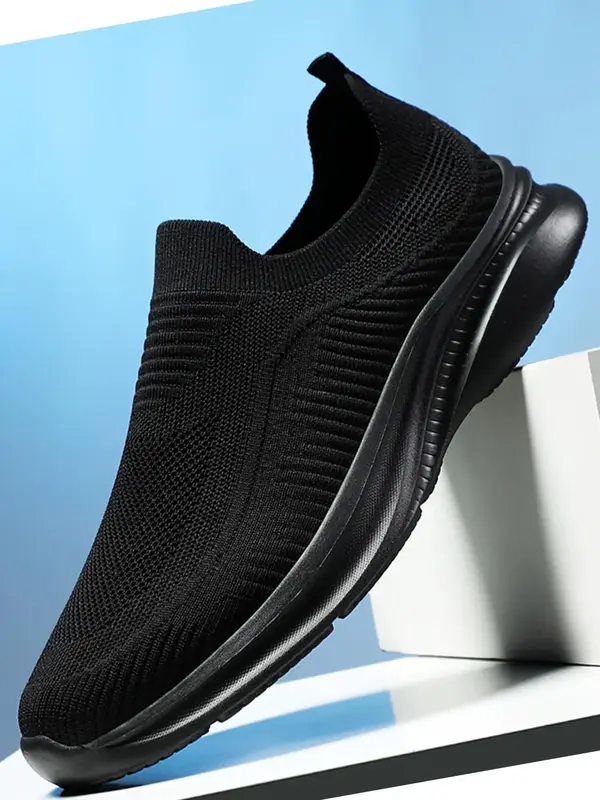 Men's 2024 Casual Mesh Breathable Solid Slip on Shoes for Men, Summer Lightweight Comfortable Sports Running Shoes, All Match...