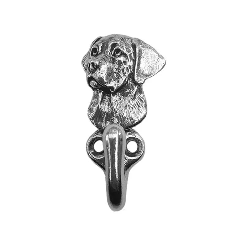 New-Spin Metal Casting Labrador Pewter Leash Hook
