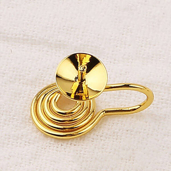 Brass Clip-on Earring Findings