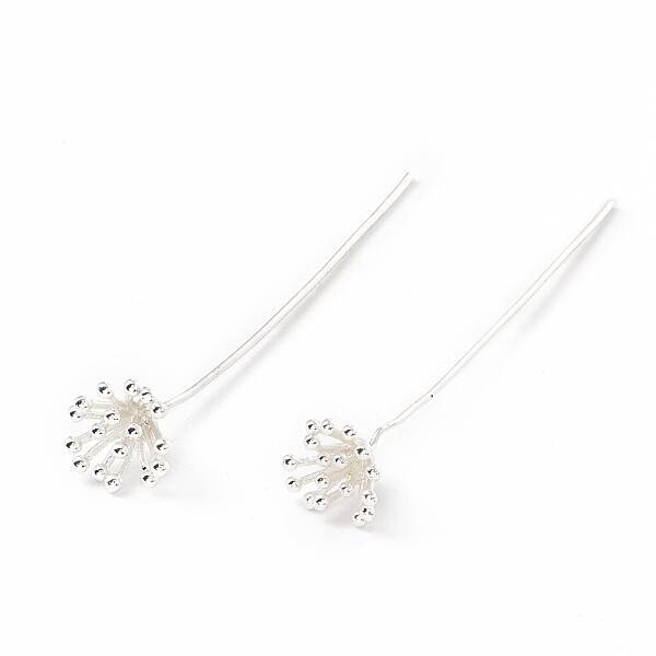 Brass Flower Head Pins