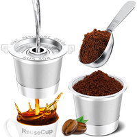 2 Pack Reusable K Cup for Keurig 1.0, Stainless Steel Refillable Coffee Pods with Heat Resistant Handles & No BPA, Not compat...