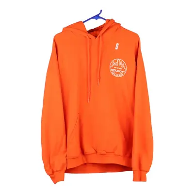 Gildan Hoodie - XL Orange Cotton Blend