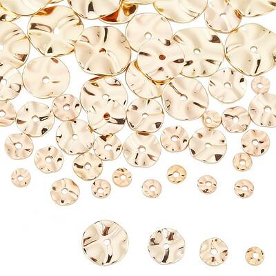 40Pcs 4 Style Brass Beads