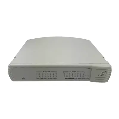 3C16792 3Com OfficeConnect 16 x RJ-45 Ports 10/100Base-TX Layer 2 Managed Rack-mountable Fast Ethernet Network Switch