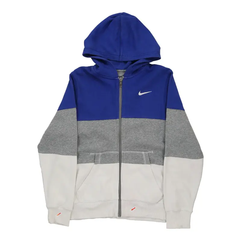 Age 12-13 Nike Hoodie - Large Block Colour Cotton