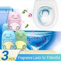 CloudMades Toilet Bowl Cleaner Bottle, Cute Dinosaur-Shaped Bathroom Toilet Tank Cleaner with Ocean, Jasmine, and Peach Scen...