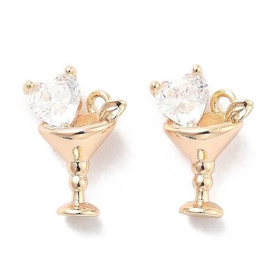 Brass Glass Charms