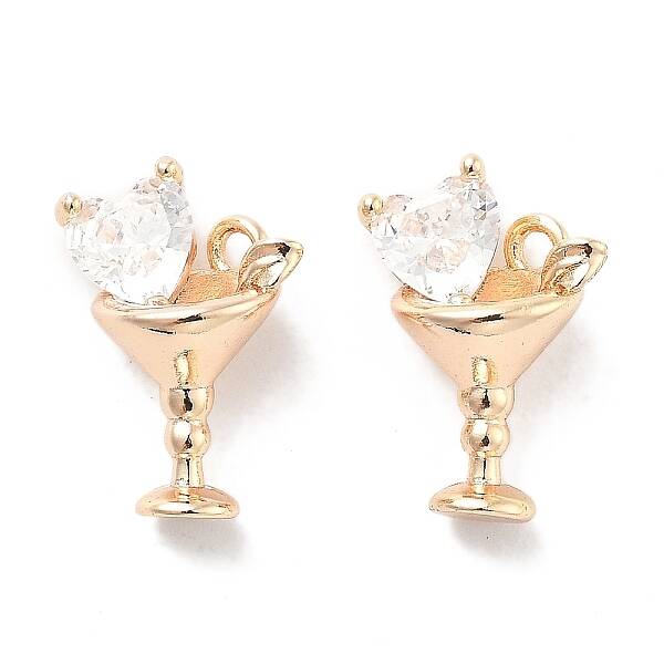 Brass Glass Charms