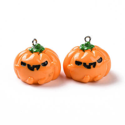 Halloween Opaque Resin Pendants