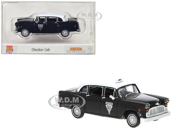 1974 Checker Cab Black and White \