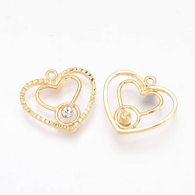 Brass Cubic Zirconia Pendants