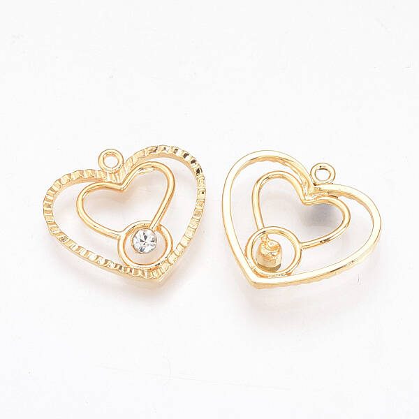 Brass Cubic Zirconia Pendants