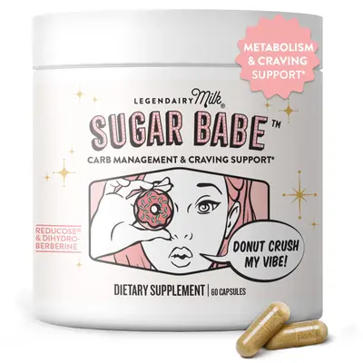Sugar Babe - Carb Blocker - Craving Support - Legendairy Milk - Metabolism Boosting Support - Dihydroberberine Supplement - ...