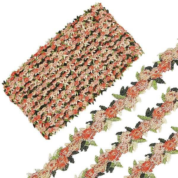 Polyester Flower Lace Ribbon
