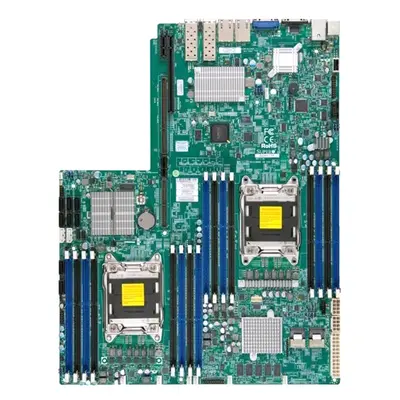 Supermicro X9DRW-7TPF | Socket LGA2011 Intel C602 Chipset Proprietary WIO System Board (Motherboard) Supports 2x Xeon E5-2600...