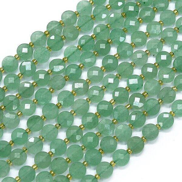 Natural Green Aventurine Beads Strands