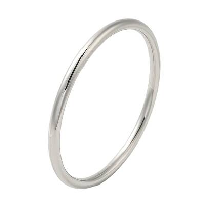 Non-Tarnish 304 Stainless Steel Simple Roung Ring Bangles for Women