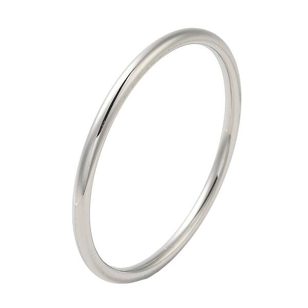 Non-Tarnish 304 Stainless Steel Simple Roung Ring Bangles for Women