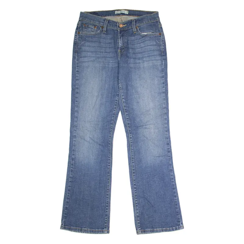 LEVI'S 529 Curvy Womens Jeans Blue Relaxed Bootcut Stone Wash W30 L32