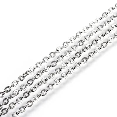 Tarnish Resistant 304 Stainless Steel Cable Chains